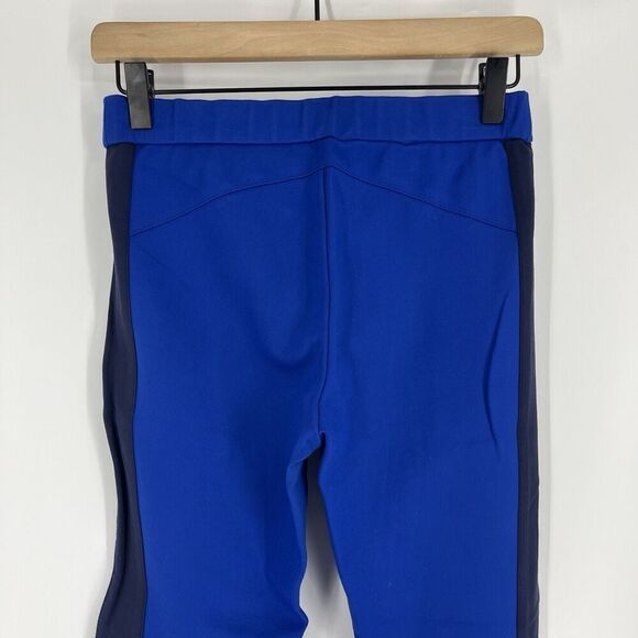 Tory Burch Sport Pants Size Small Women Blue Crop Stretch Pull On Ponte Knit - Picture 6 of 7